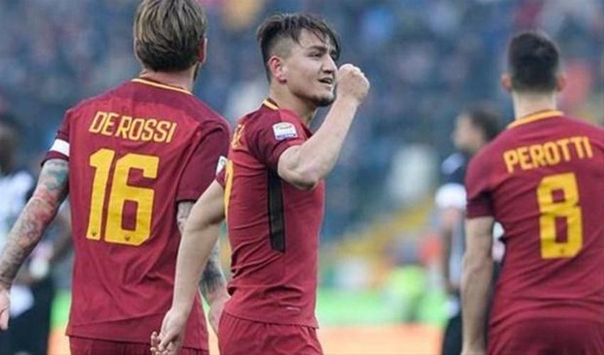 Totti ile De Rossi arasında Cengiz Ünder diyaloğu