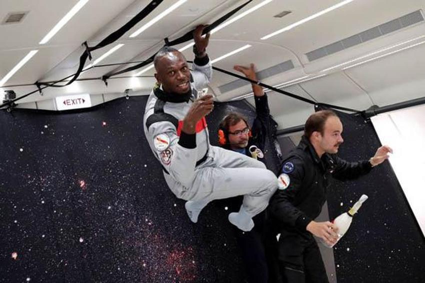 Usain Bolt bunu da yaptı!