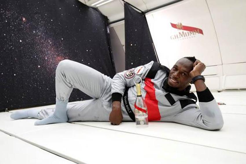 Usain Bolt bunu da yaptı!