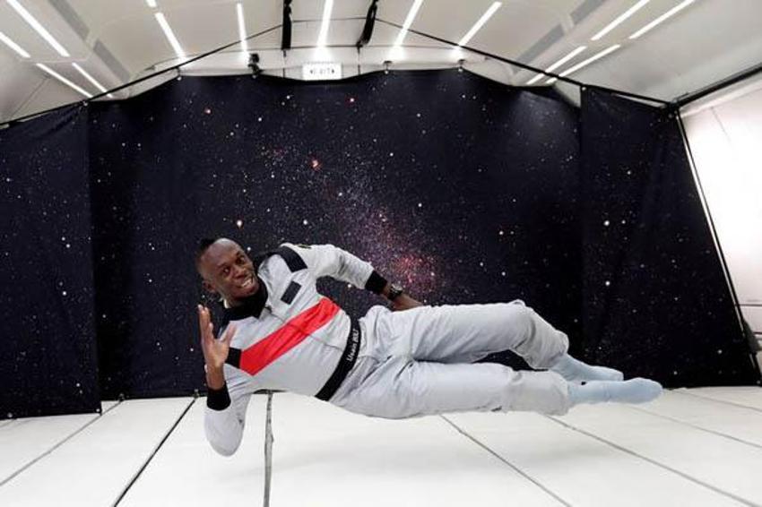 Usain Bolt bunu da yaptı!