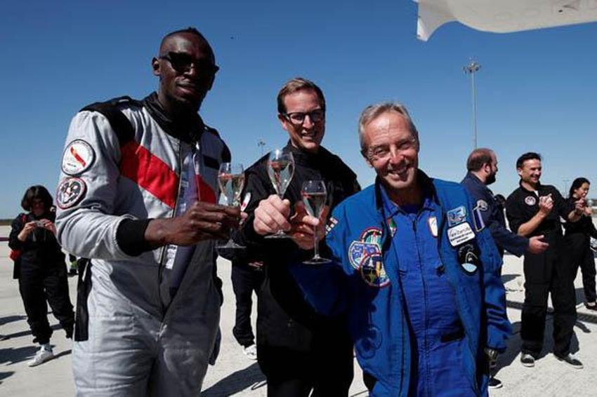 Usain Bolt bunu da yaptı!