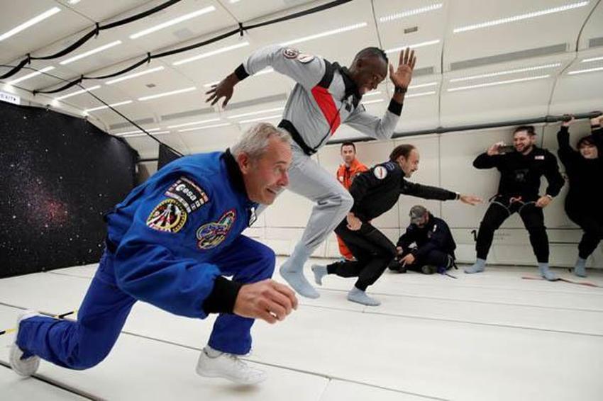 Usain Bolt bunu da yaptı!