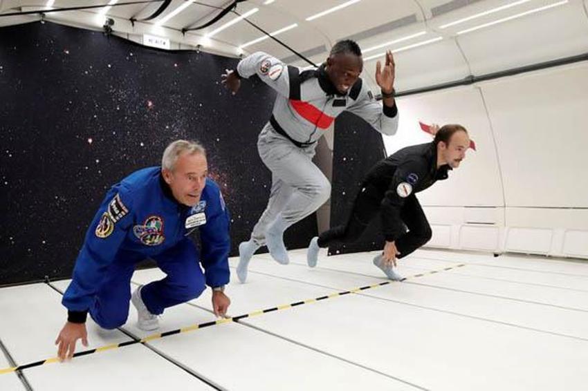 Usain Bolt bunu da yaptı!