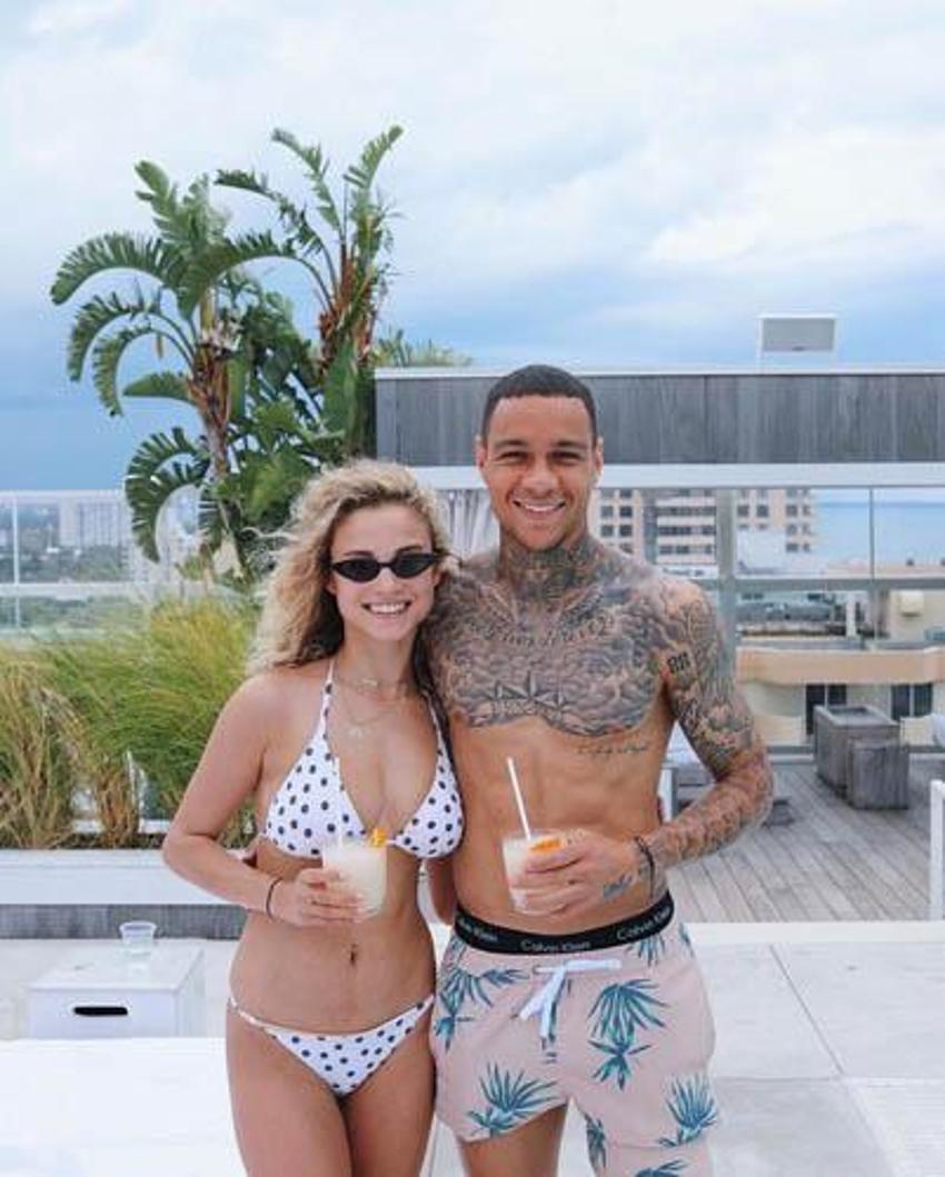 Rose Bertram - Gregory van der Wiel çifti Miami'de