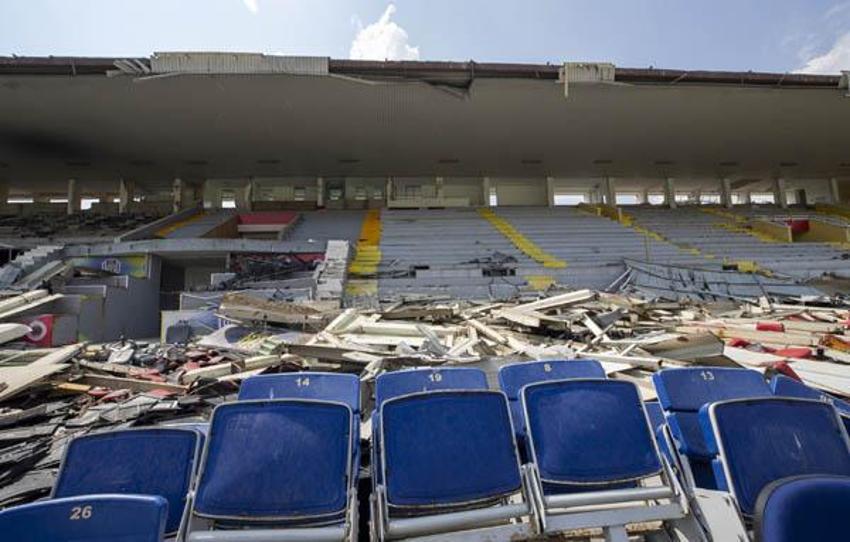 Ankara 19 Mayıs Stadı'nın yıkımına devam ediliyor