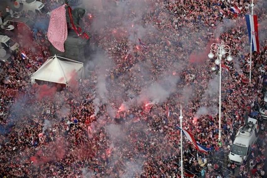 Hırvatistan'da buruk kutlama