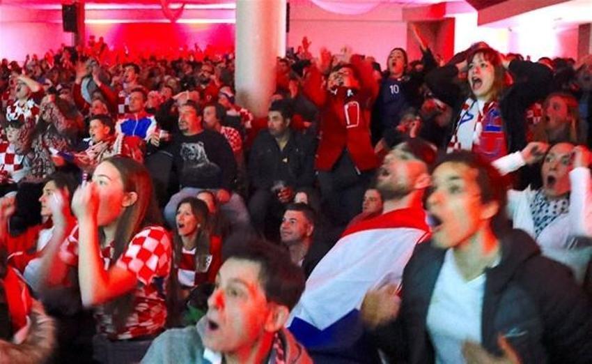 Hırvatistan'da buruk kutlama
