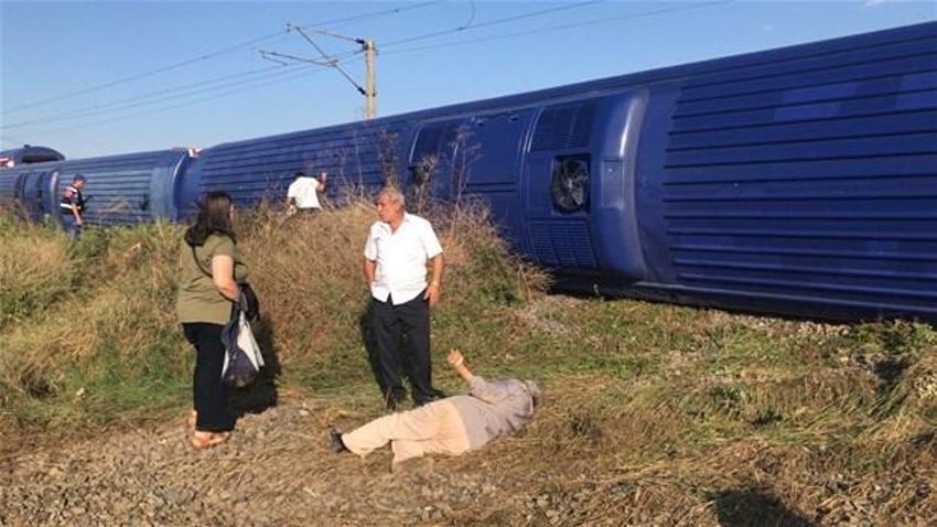 Tekirdağ'da tren faciası!