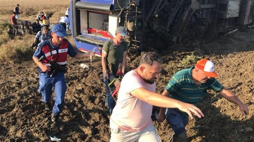 Tekirdağ'da tren faciası!