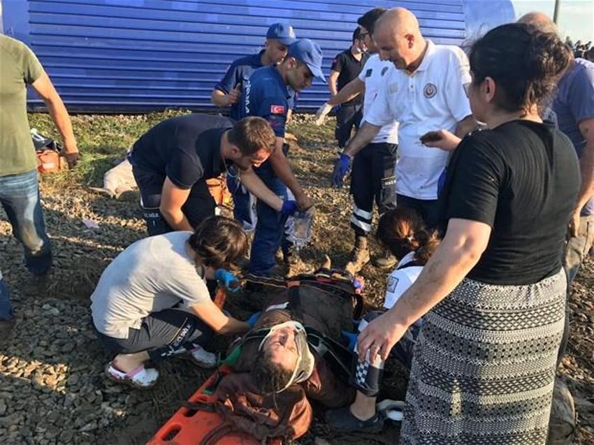 Tekirdağ'da tren faciası!