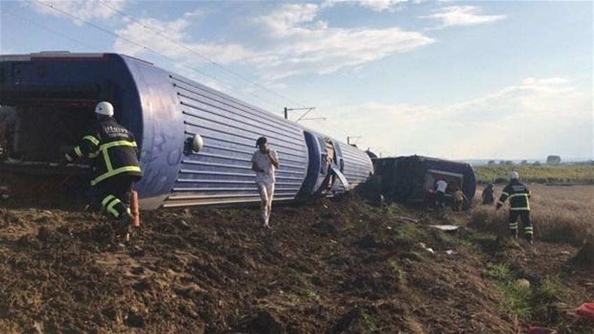 Tekirdağ'da tren faciası!