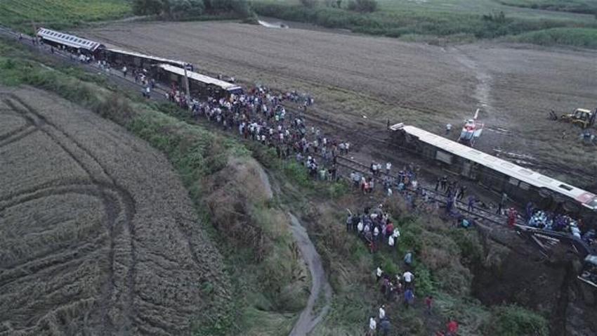 Tekirdağ'da tren faciası!
