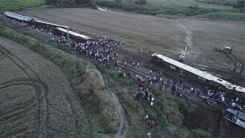 Tekirdağ'da tren faciası!