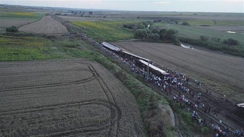 Tekirdağ'da tren faciası!