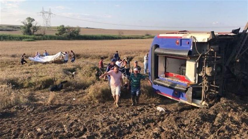 Tekirdağ'da tren faciası!