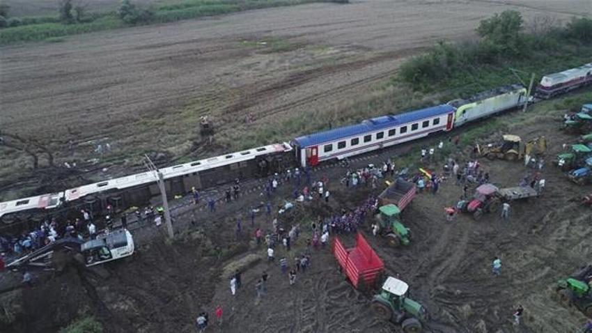 Tekirdağ'da tren faciası!