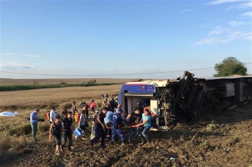 Tekirdağ'da tren faciası!