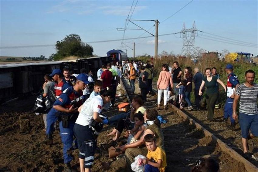 Tekirdağ'da tren faciası!