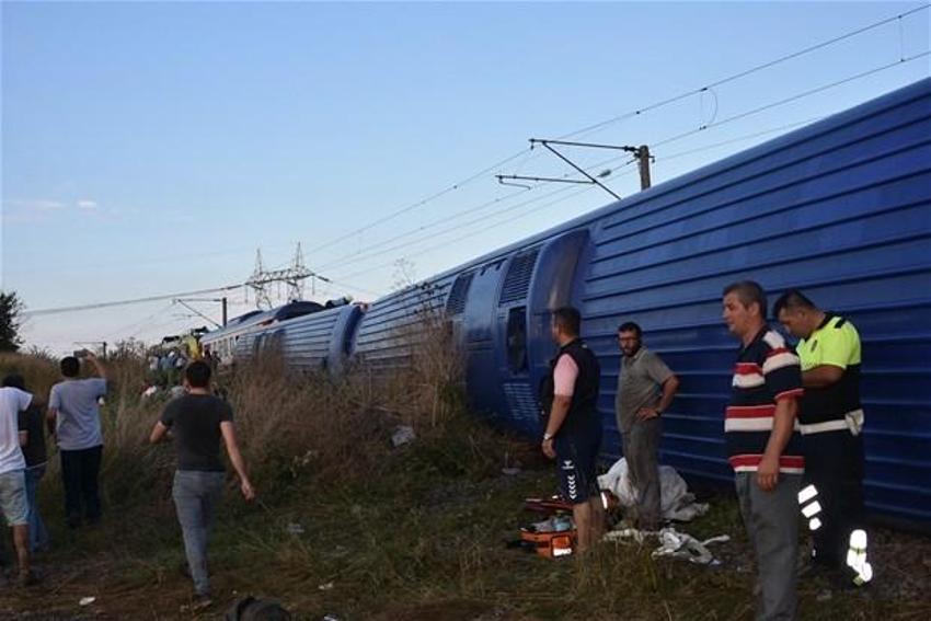 Tekirdağ'da tren faciası!