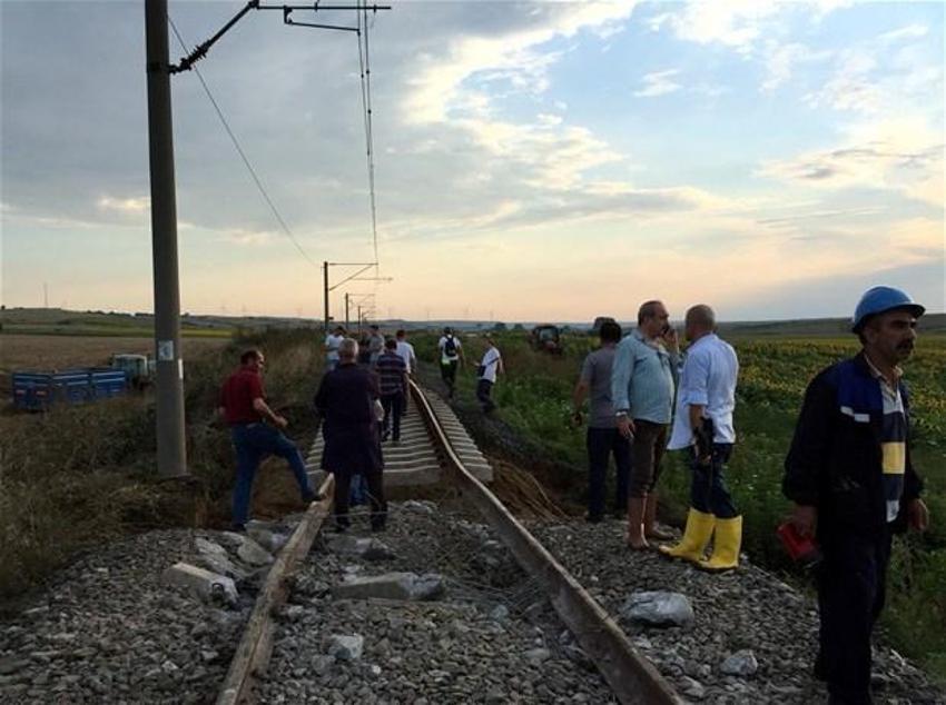 Tekirdağ'da tren faciası!