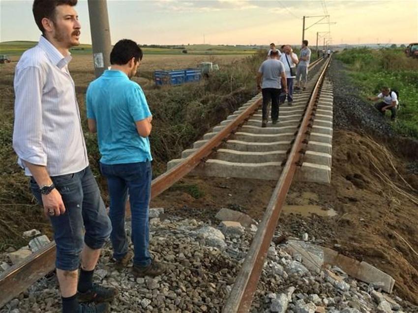 Tekirdağ'da tren faciası!