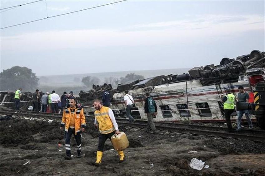Tekirdağ'da tren faciası!