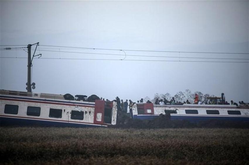 Tekirdağ'da tren faciası!