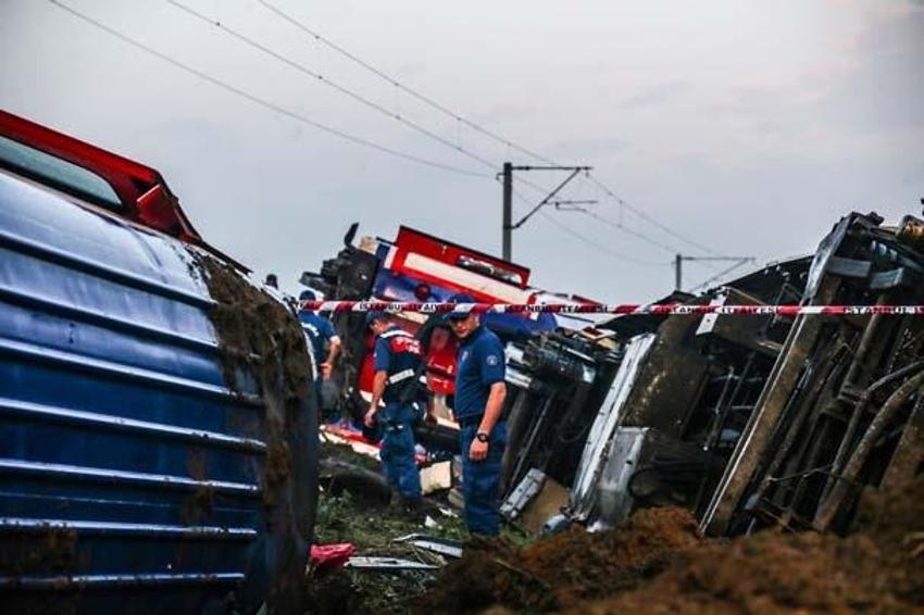 Tekirdağ'da tren faciası!