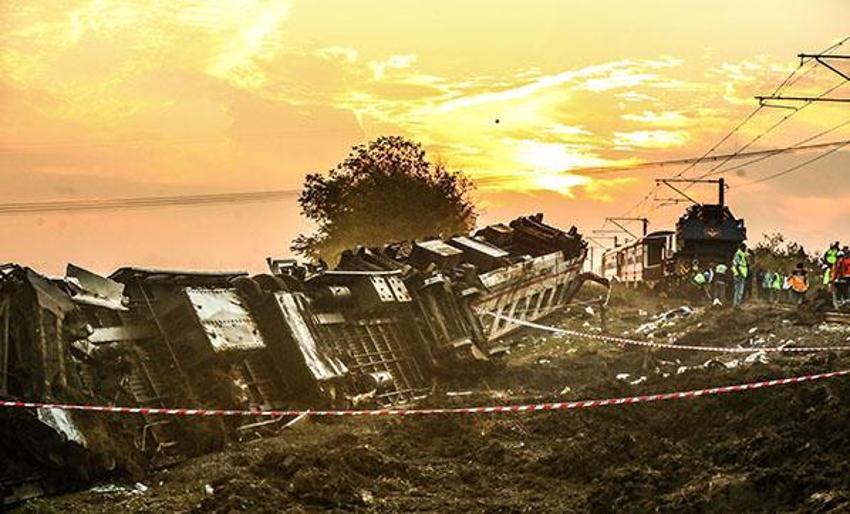 Tekirdağ'da tren faciası!