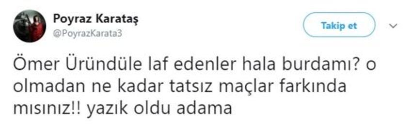 Taraftar çıldırdı! Sosyal medyada Ömer Üründül fırtınası