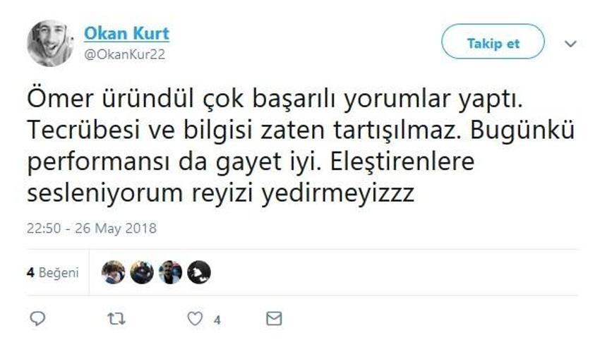 Sosyal medyada Ömer Üründül fırtınası!