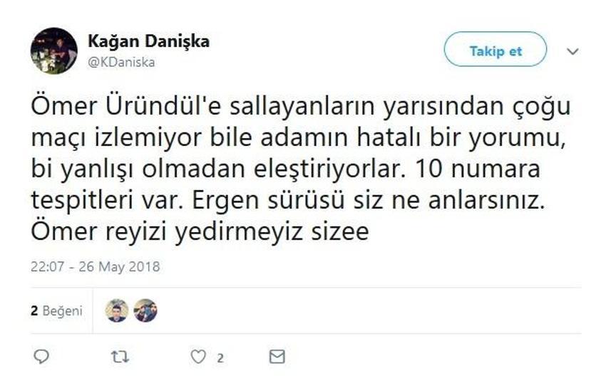 Sosyal medyada Ömer Üründül fırtınası!