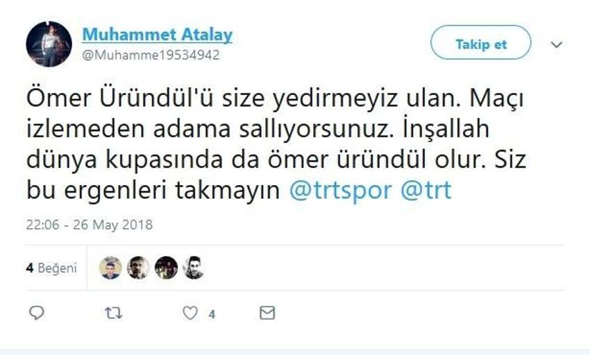 Sosyal medyada Ömer Üründül fırtınası!