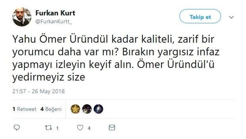 Sosyal medyada Ömer Üründül fırtınası!