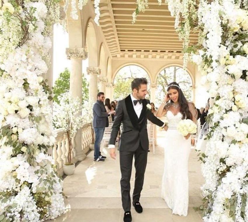 Cesc Fabregas ile Daniella Semaan evlendi