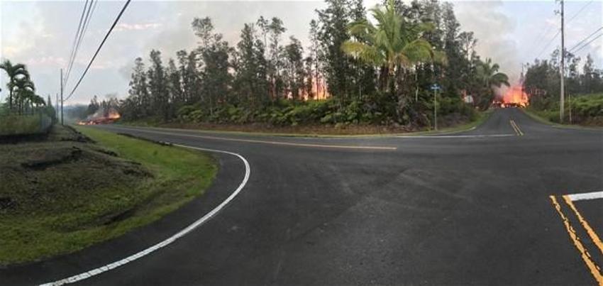 Hawaii'de Kilauea Yanardağı faaliyete geçti! Dehşete düşüren kareler