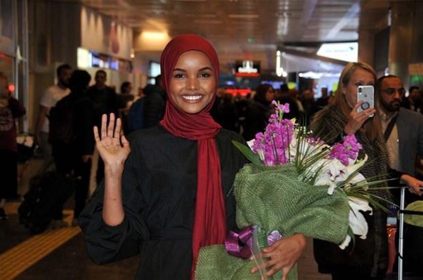 Dünyaca ünlü top model Halima Aden İstanbul'da