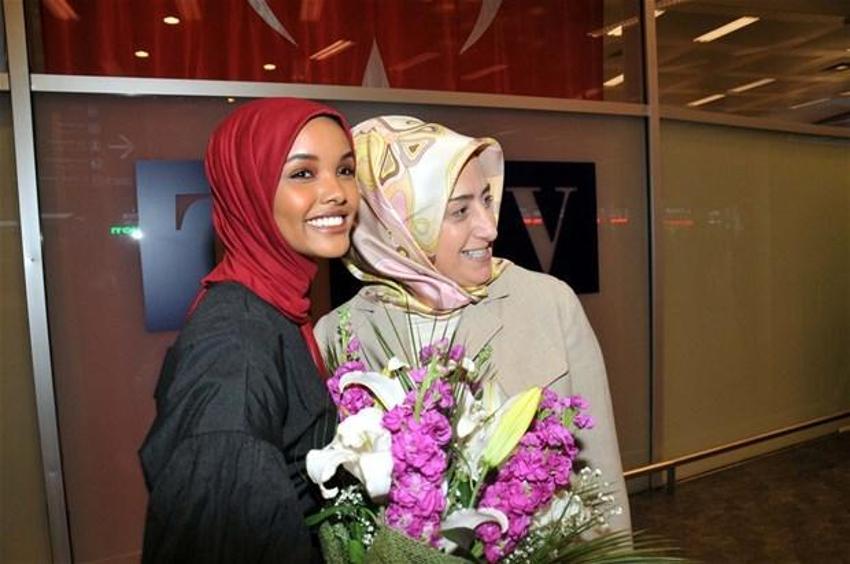 Dünyaca ünlü top model Halima Aden İstanbul'da