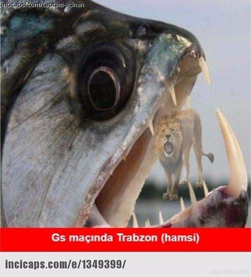 Trabzonspor - Galatasaray maçı capsleri
