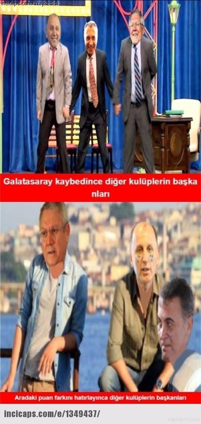 Trabzonspor - Galatasaray maçı capsleri