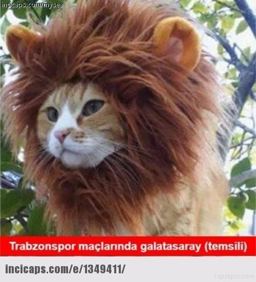 Trabzonspor - Galatasaray maçı capsleri