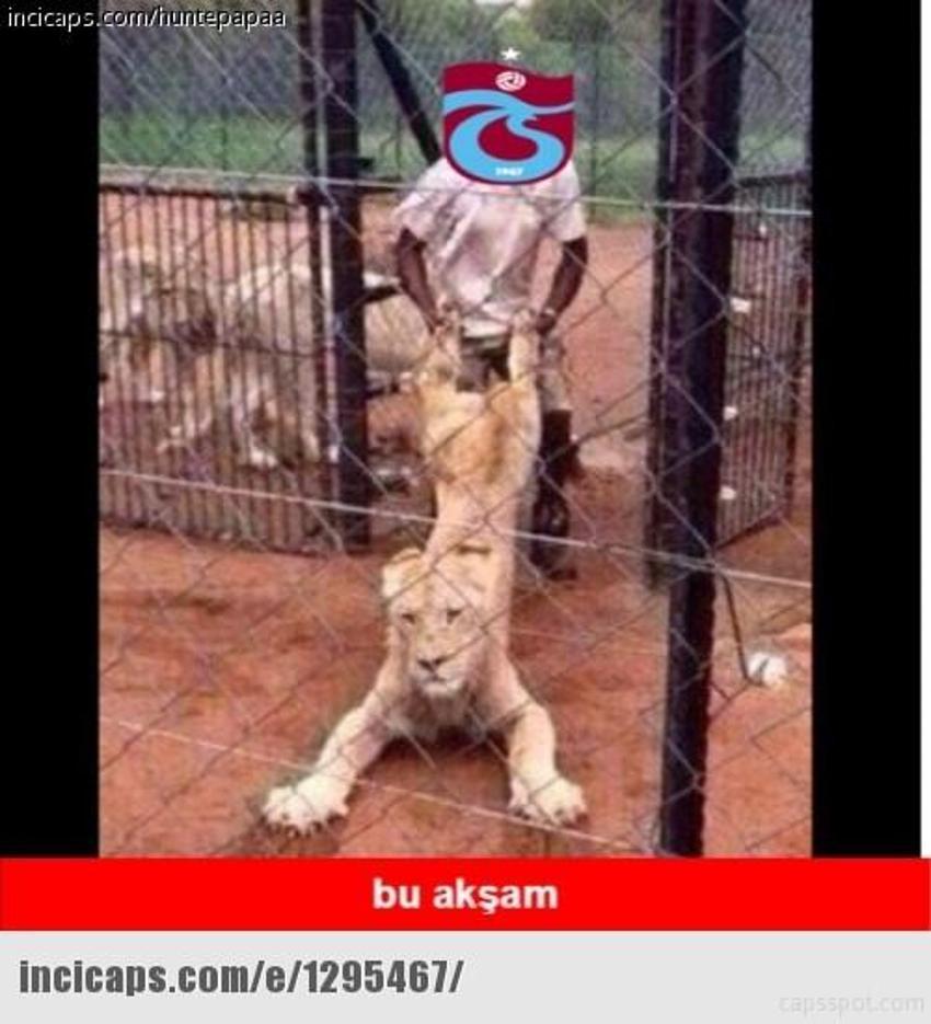 Trabzonspor - Galatasaray maçı capsleri