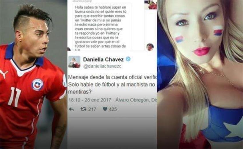 Daniella Chavez, Eduardo Vargas ile fena kapıştı!