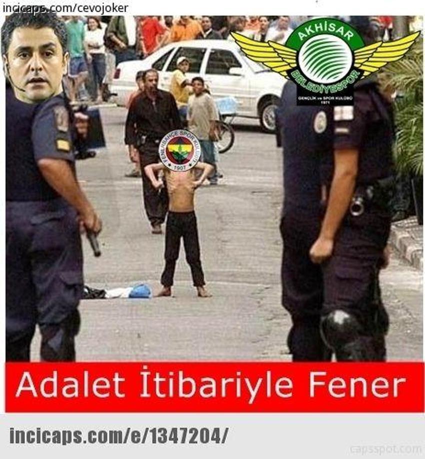 Akhisarspor-Fenerbahçe maçı sonrası Caps'ler
