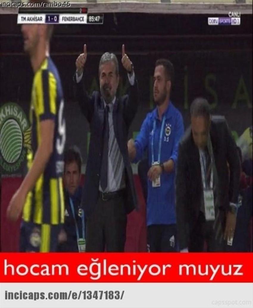 Akhisarspor-Fenerbahçe maçı sonrası Caps'ler