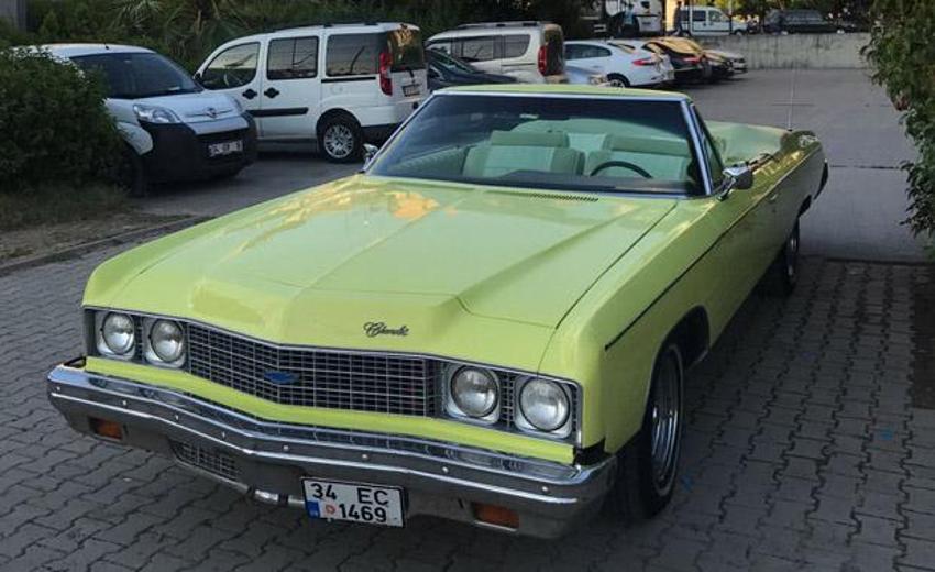 1973 model Chevrolet Impala yeniden yollarda
