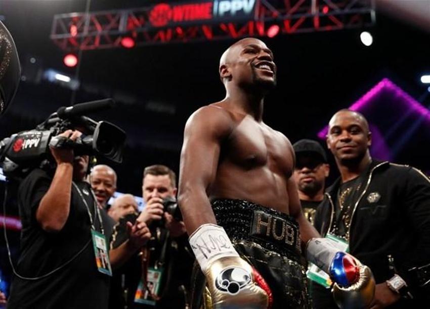 Floyd Mayweather - Conor McGregor maçından kareler