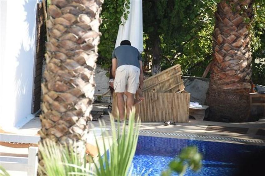 Rafet El Roman Azeri güzelle klip çekiminde