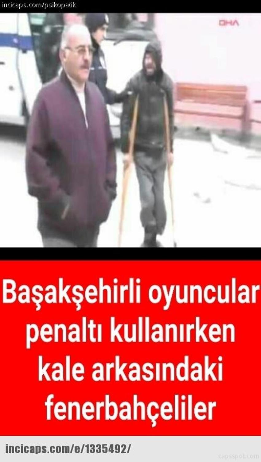 Fenerbahçe - Başakşehir maçı capsleri