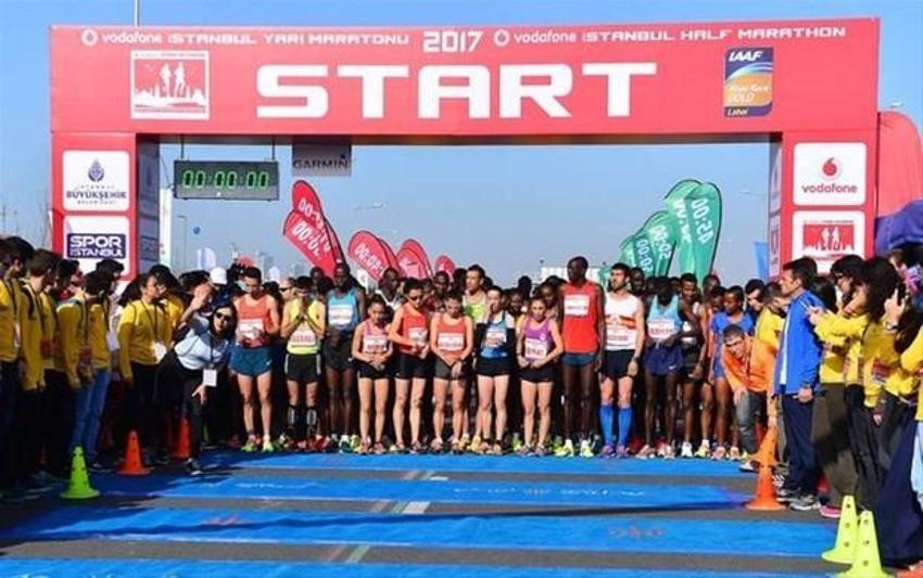 Vodafone İstanbul Yarı Maratonu koşuldu
